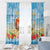 Hawaii Funny Thanksgiving Window Curtain Thankful From The Beach