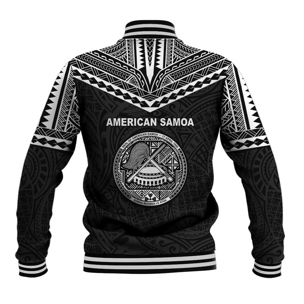 American Samoa MLK Day Baseball Jacket Polynesian Style