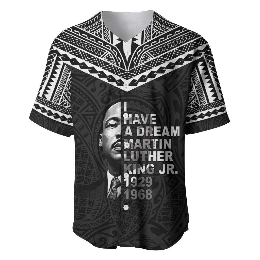 American Samoa MLK Day Baseball Jersey Polynesian Style