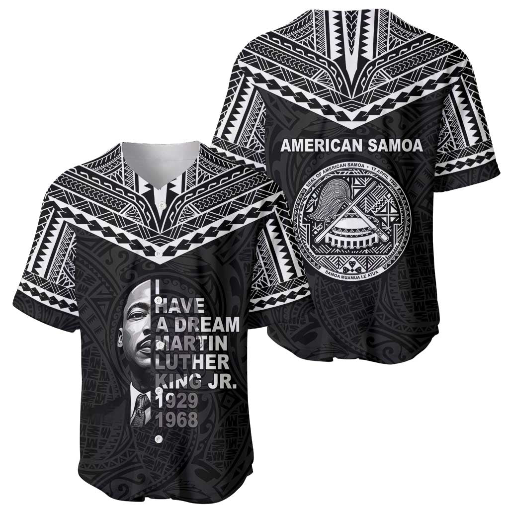 American Samoa MLK Day Baseball Jersey Polynesian Style