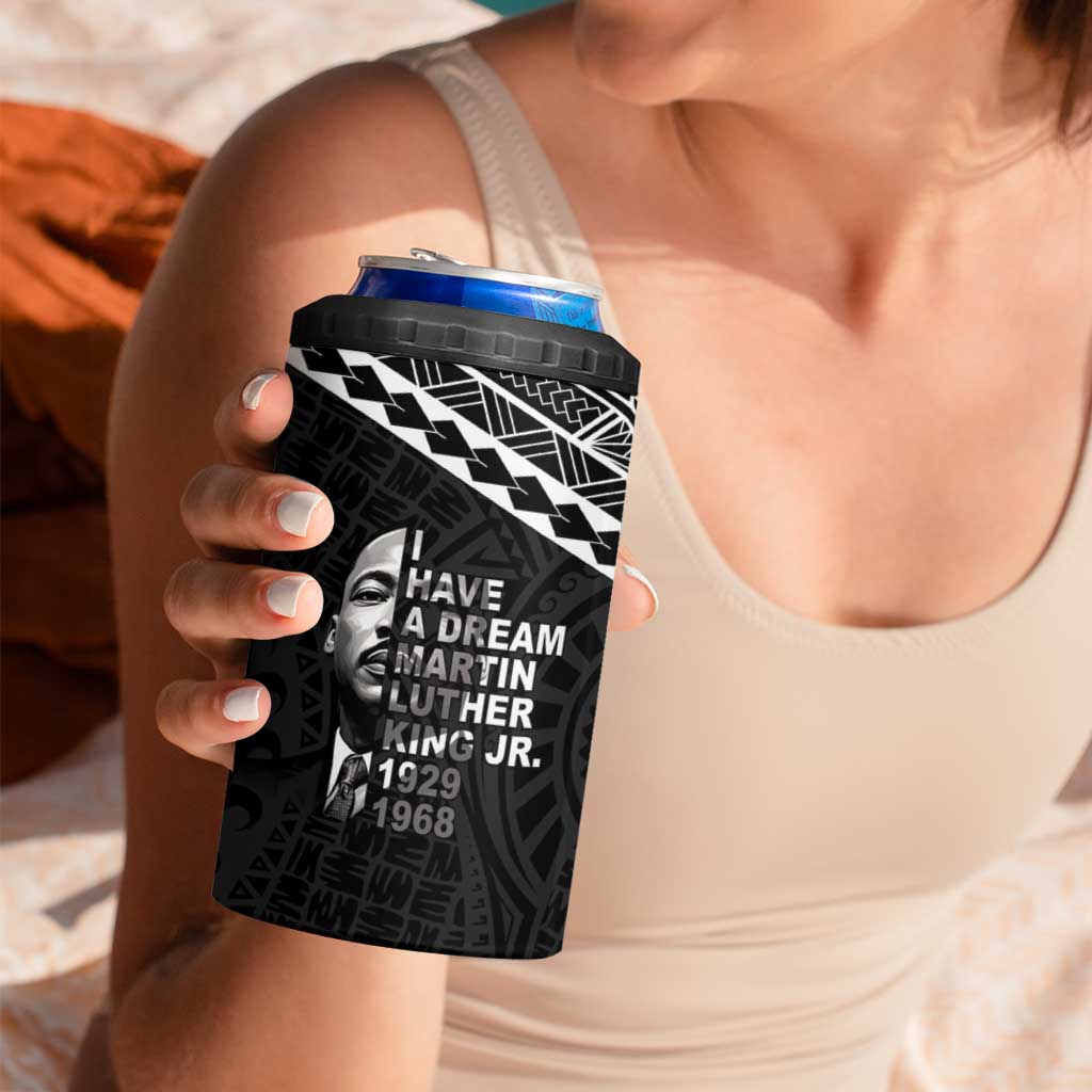 American Samoa MLK Day 4 in 1 Can Cooler Tumbler Polynesian Style LT05 - Polynesian Pride