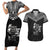 American Samoa MLK Day Couples Matching Short Sleeve Bodycon Dress and Hawaiian Shirt Polynesian Style