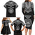 American Samoa MLK Day Family Matching Long Sleeve Bodycon Dress and Hawaiian Shirt Polynesian Style