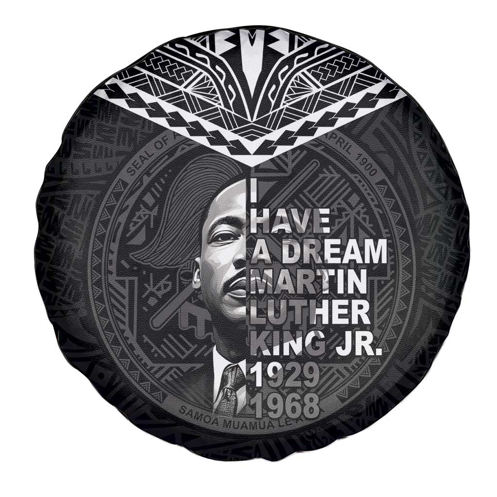 American Samoa MLK Day Spare Tire Cover Polynesian Style