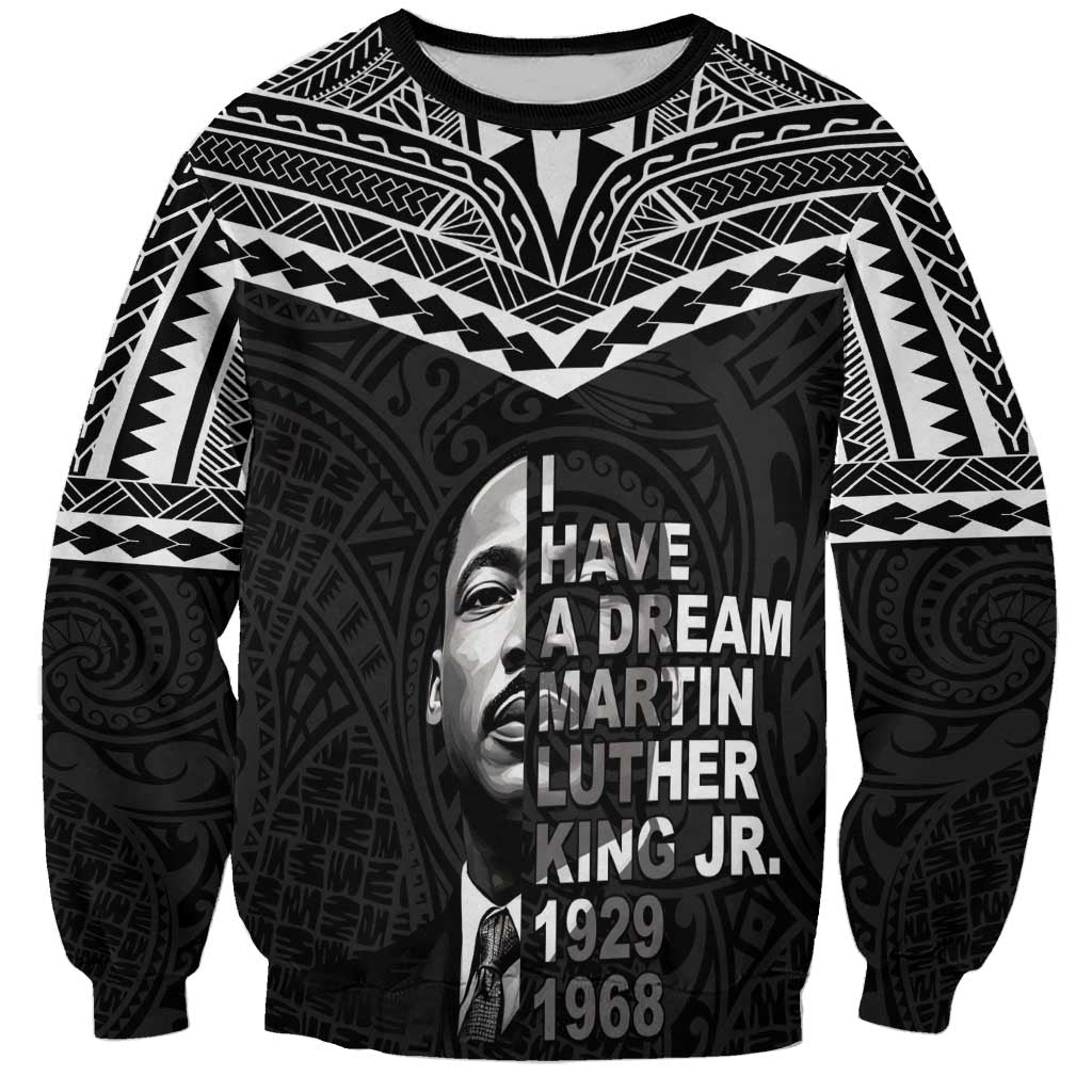 American Samoa MLK Day Sweatshirt Polynesian Style