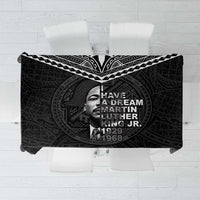 American Samoa MLK Day Tablecloth Polynesian Style LT05 Black - Polynesian Pride