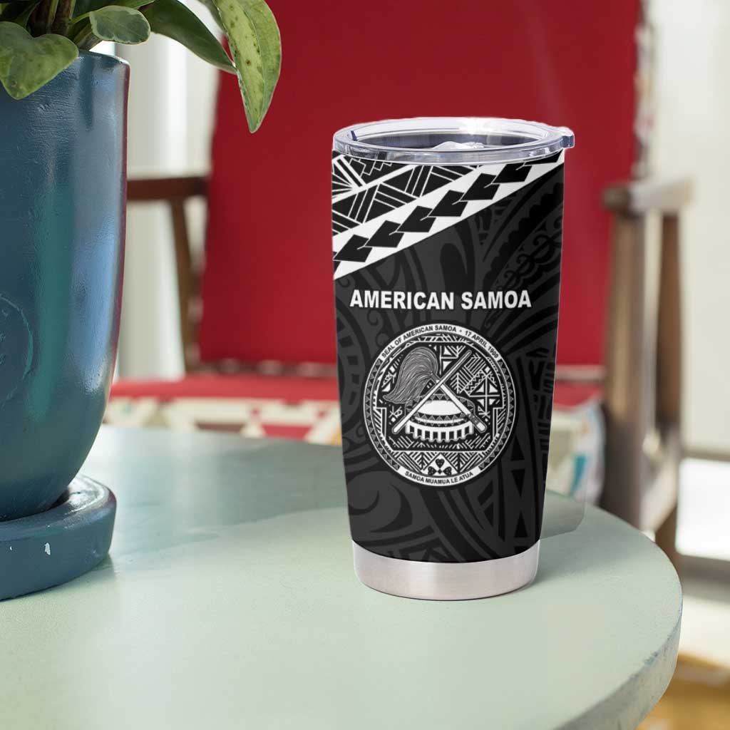 American Samoa MLK Day Tumbler Cup Polynesian Style LT05 - Polynesian Pride