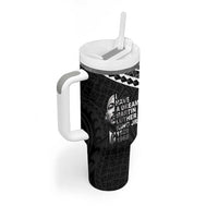 American Samoa MLK Day Tumbler With Handle Polynesian Style LT05 - Polynesian Pride