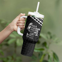 American Samoa MLK Day Tumbler With Handle Polynesian Style LT05 - Polynesian Pride