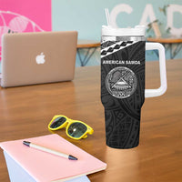 American Samoa MLK Day Tumbler With Handle Polynesian Style LT05 - Polynesian Pride