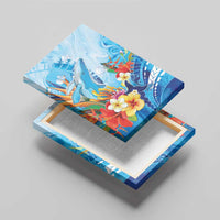 Polynesia Humpback Whale Canvas Wall Art Ocean Style