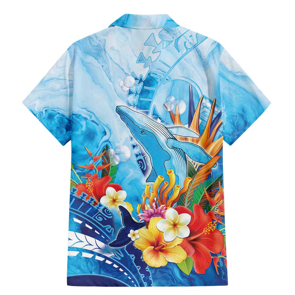 Polynesia Humpback Whale Family Matching Mermaid Dress and Hawaiian Shirt Ocean Style LT05 - Polynesian Pride