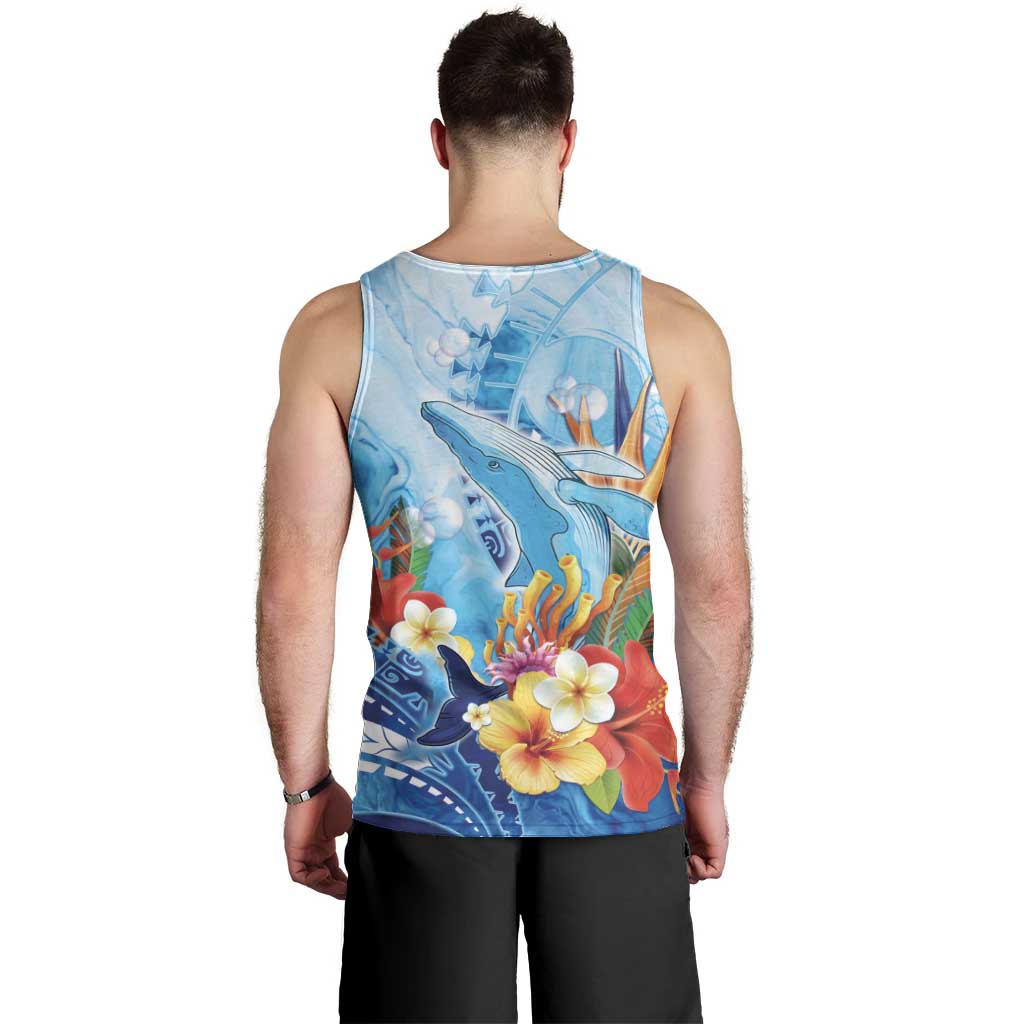 Polynesia Humpback Whale Men Tank Top Ocean Style LT05 - Polynesian Pride
