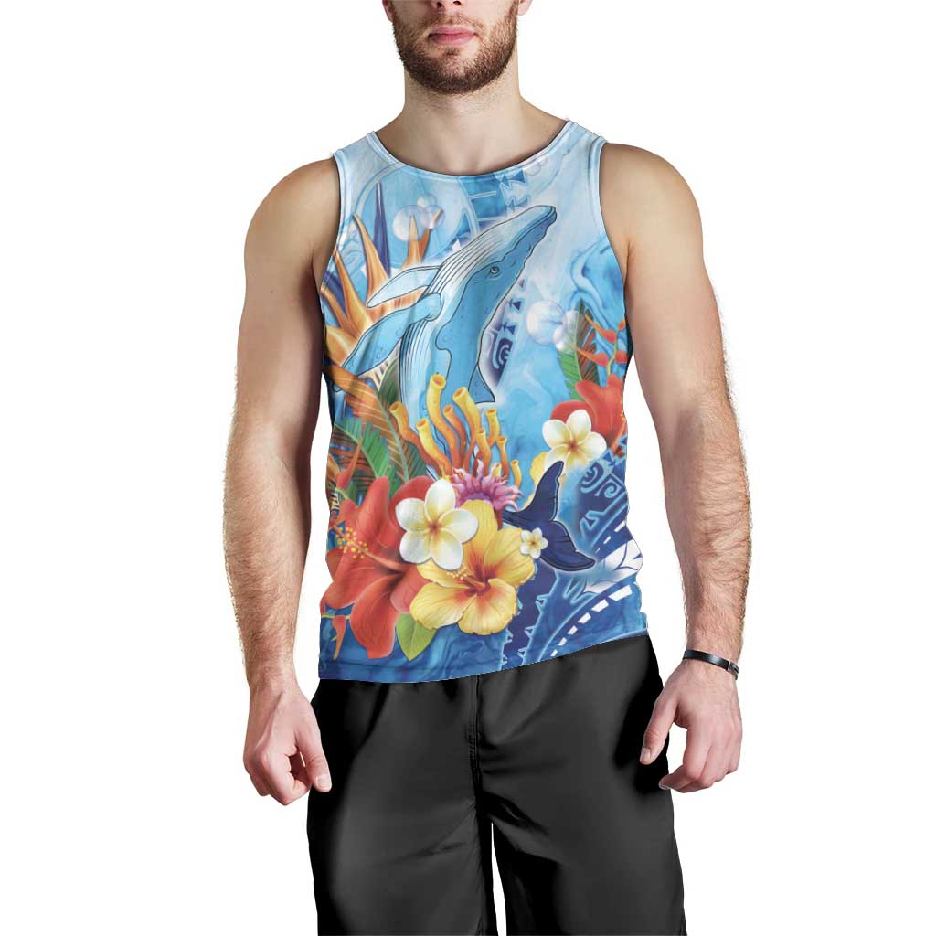 Polynesia Humpback Whale Men Tank Top Ocean Style LT05 - Polynesian Pride