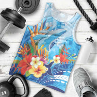 Polynesia Humpback Whale Men Tank Top Ocean Style LT05 - Polynesian Pride
