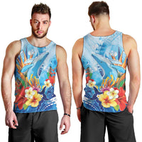 Polynesia Humpback Whale Men Tank Top Ocean Style LT05 - Polynesian Pride