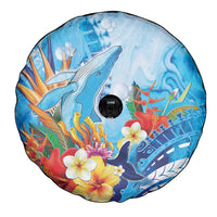 Polynesia Humpback Whale Spare Tire Cover Ocean Style
