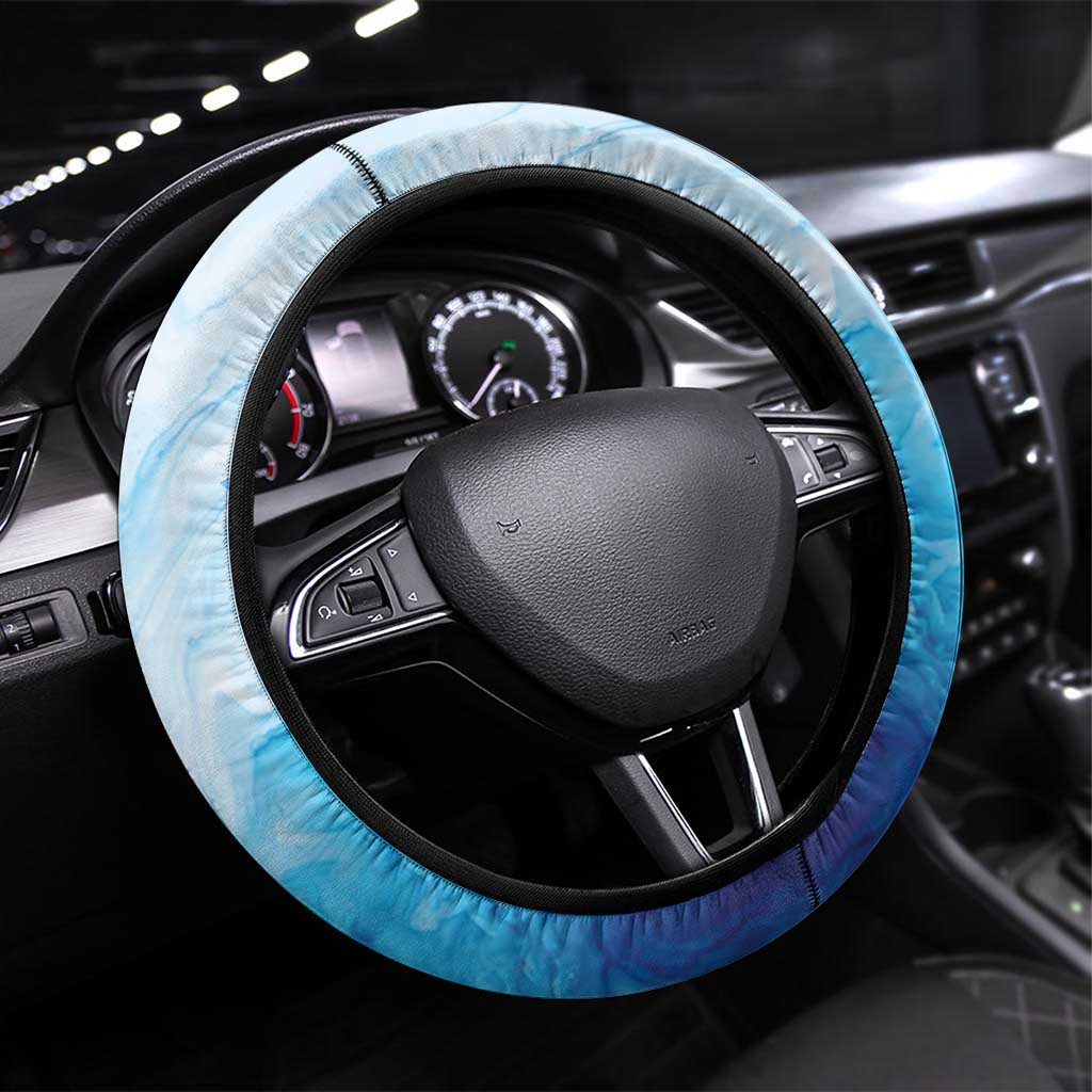 Polynesia Humpback Whale Steering Wheel Cover Ocean Style