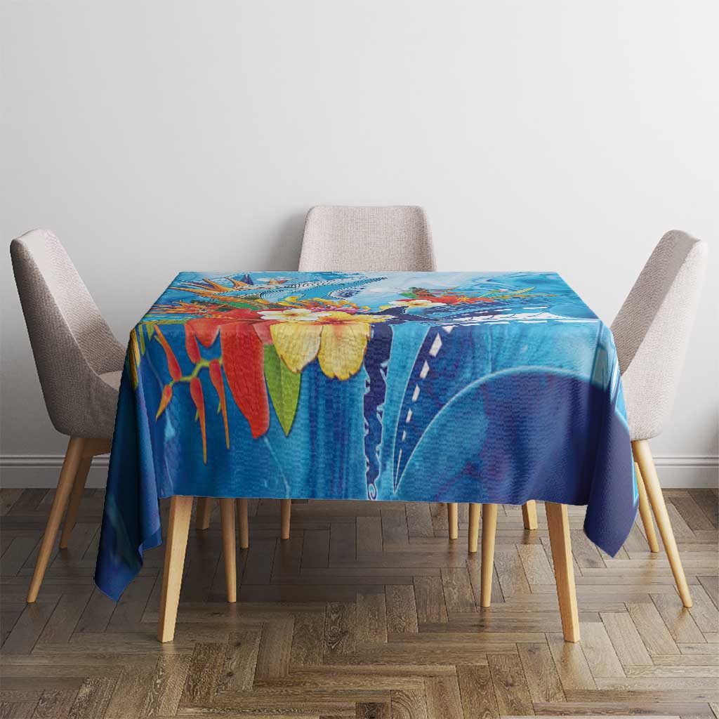 Polynesia Humpback Whale Tablecloth Ocean Style LT05 - Polynesian Pride