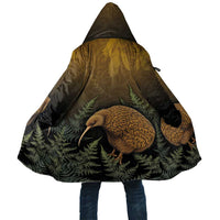 New Zealand Kiwi Bird Cloak Silver Fern Mix Maori Pattern