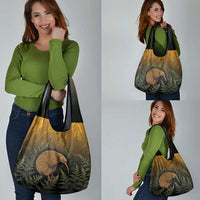 New Zealand Kiwi Bird Grocery Bag Silver Fern Mix Maori Pattern LT05 - Polynesian Pride