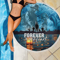 Hawaii Memorial Day Lantern Floating Beach Blanket Always In Our Hearts