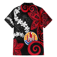 Tahiti Heiva Festival Family Matching Mermaid Dress and Hawaiian Shirt Floral Pattern With Coat Of Arms LT05 - Polynesian Pride