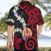 Tahiti Heiva Festival Hawaiian Shirt Floral Pattern With Coat Of Arms LT05 - Polynesian Pride