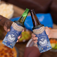 Marshall Islands Jemenei Day 4 in 1 Can Cooler Tumbler Polynesian Tribal Tattoo Seashell Necklace LT05 - Polynesian Pride