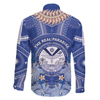 Marshall Islands Jemenei Day Family Matching Short Sleeve Bodycon Dress and Hawaiian Shirt Polynesian Tribal Tattoo Seashell Necklace LT05 - Polynesian Pride