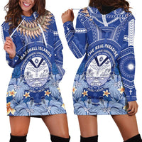 Marshall Islands Jemenei Day Hoodie Dress Polynesian Tribal Tattoo Seashell Necklace