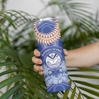 Marshall Islands Jemenei Day Skinny Tumbler Polynesian Tribal Tattoo Seashell Necklace LT05 - Polynesian Pride