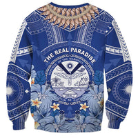 Marshall Islands Jemenei Day Sweatshirt Polynesian Tribal Tattoo Seashell Necklace LT05 - Polynesian Pride