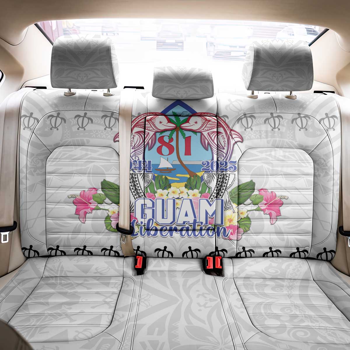 Guam Chamorro Liberation Day Back Car Seat Cover 81st Anniversary LT05