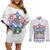 Guam Chamorro Liberation Day Couples Matching Off Shoulder Short Dress and Long Sleeve Button Shirt 81st Anniversary LT05