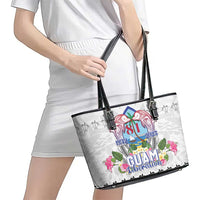 Guam Chamorro Liberation Day Leather Tote Bag 81st Anniversary LT05