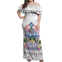 Guam Chamorro Liberation Day Off Shoulder Maxi Dress 81st Anniversary LT05