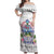 Guam Chamorro Liberation Day Off Shoulder Maxi Dress 81st Anniversary LT05