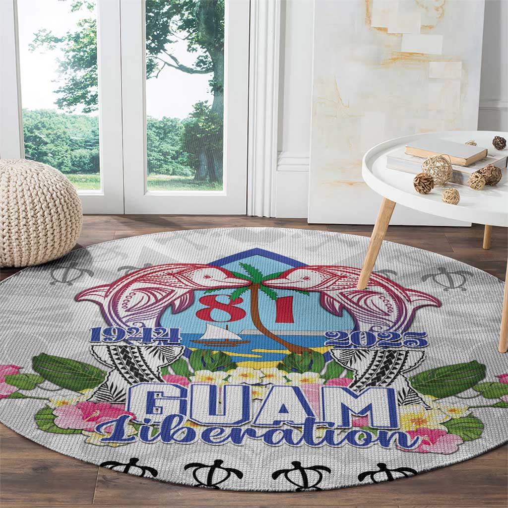 Guam Chamorro Liberation Day Round Carpet 81st Anniversary LT05