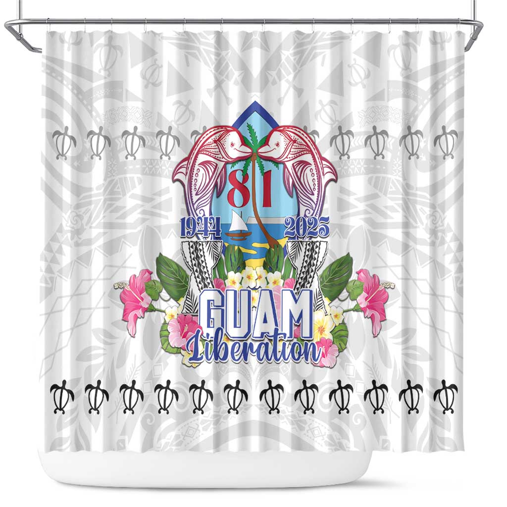 Guam Chamorro Liberation Day Shower Curtain 81st Anniversary LT05