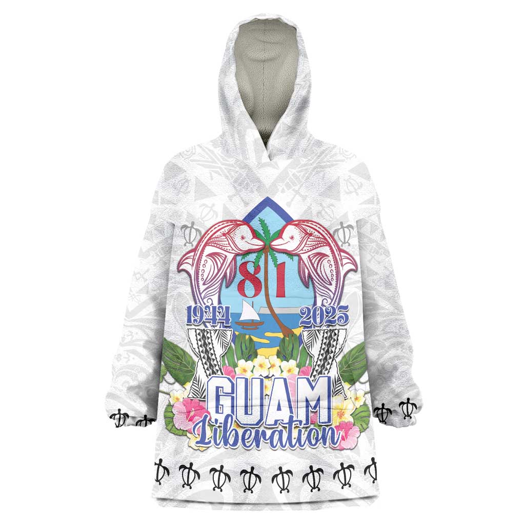 Guam Chamorro Liberation Day Wearable Blanket Hoodie 81st Anniversary LT05