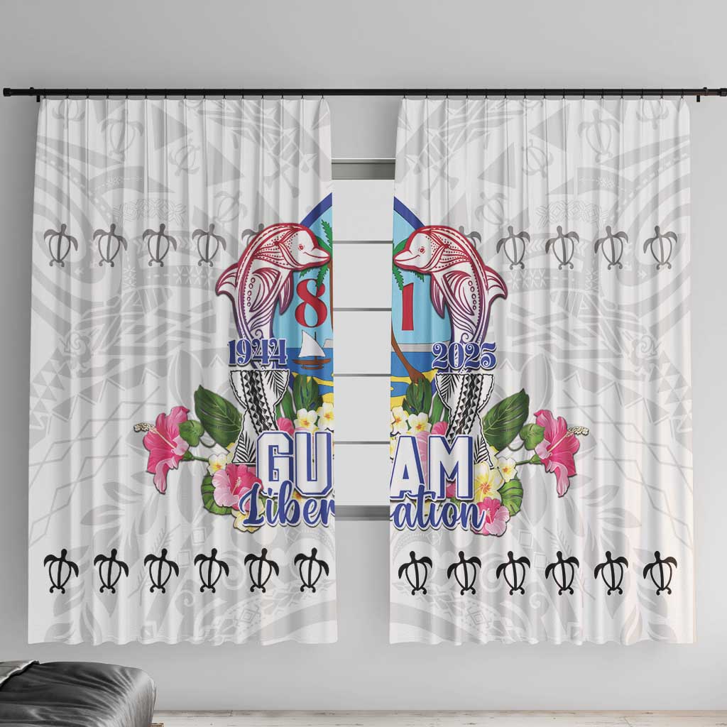 Guam Chamorro Liberation Day Window Curtain 81st Anniversary LT05