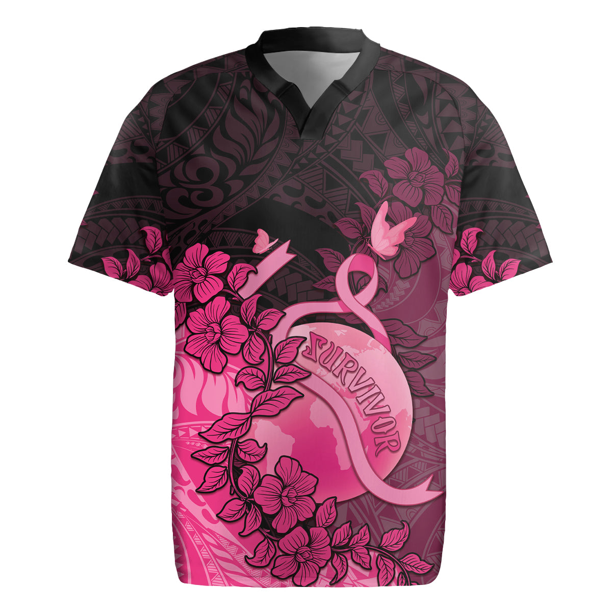 Personalised Cancer Fighter Rugby Jersey I Beat Cancer