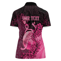 Personalised Cancer Fighter Women Polo Shirt I Beat Cancer