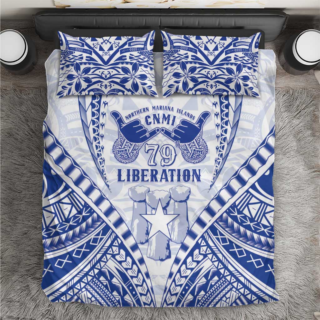 Northern Mariana Islands Liberation Day Bedding Set 79th Anniversary