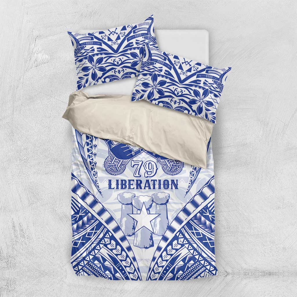 Northern Mariana Islands Liberation Day Bedding Set 79th Anniversary