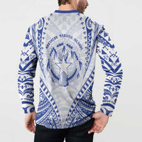 Northern Mariana Islands Liberation Day Button Sweatshirt 79th Anniversary