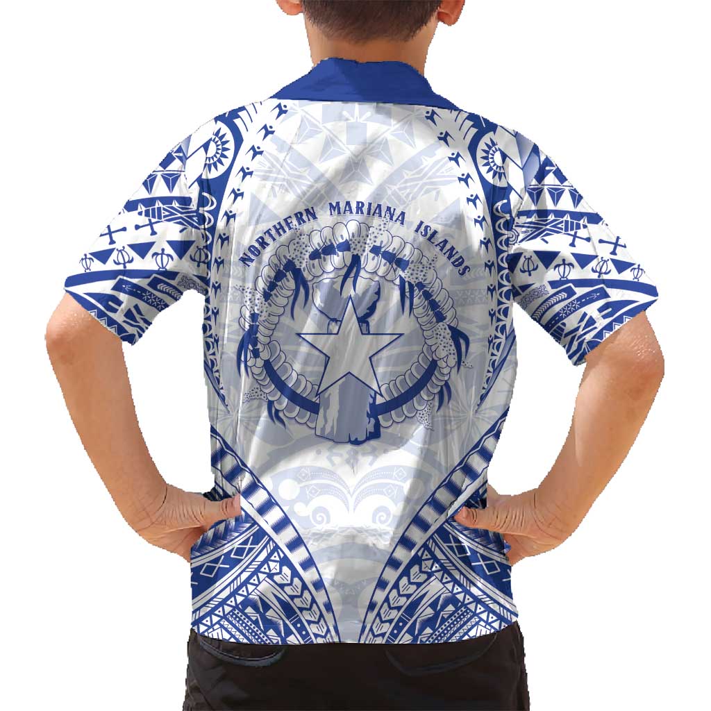 Northern Mariana Islands Liberation Day Family Matching Tank Maxi Dress and Hawaiian Shirt 79th Anniversary