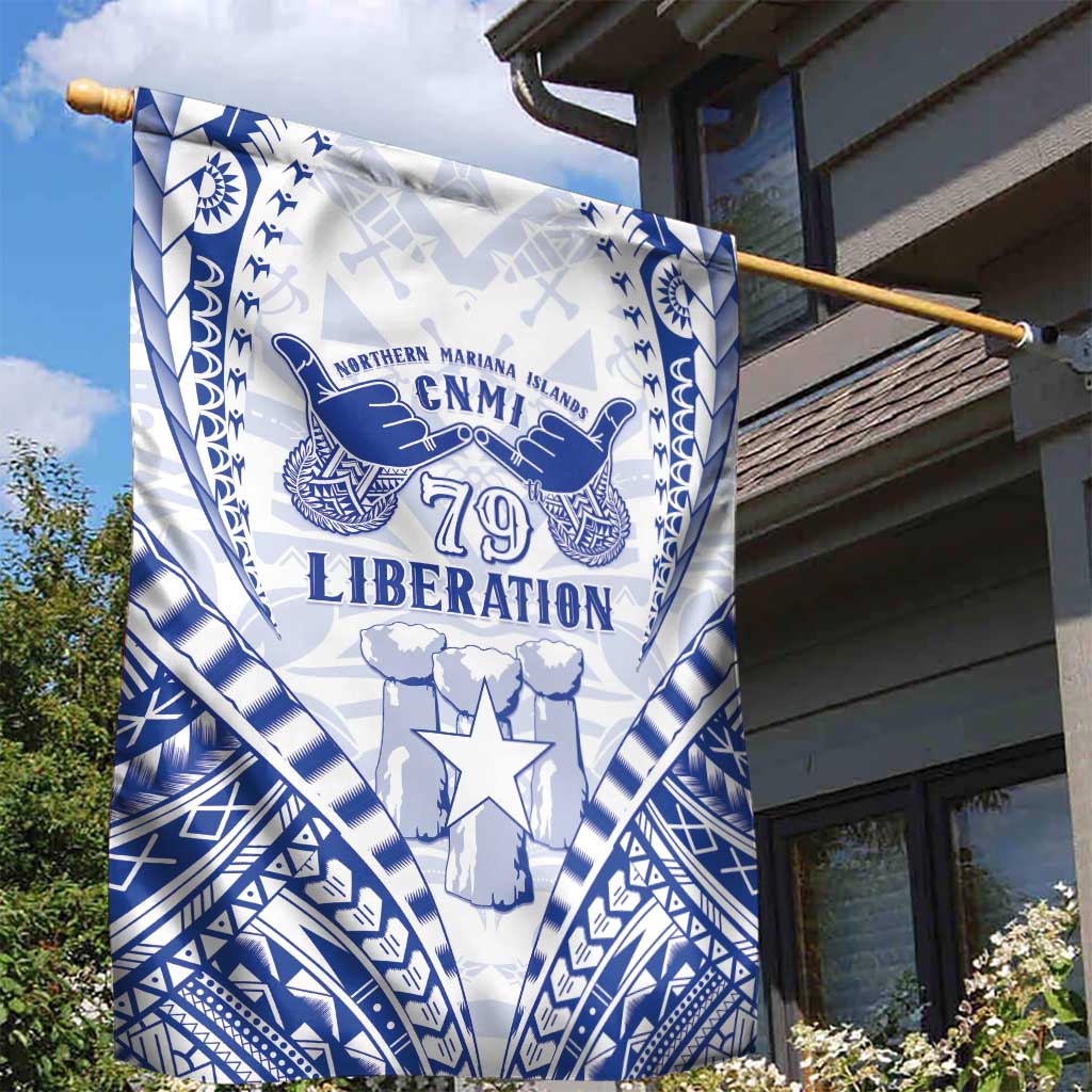 Northern Mariana Islands Liberation Day Garden Flag 79th Anniversary