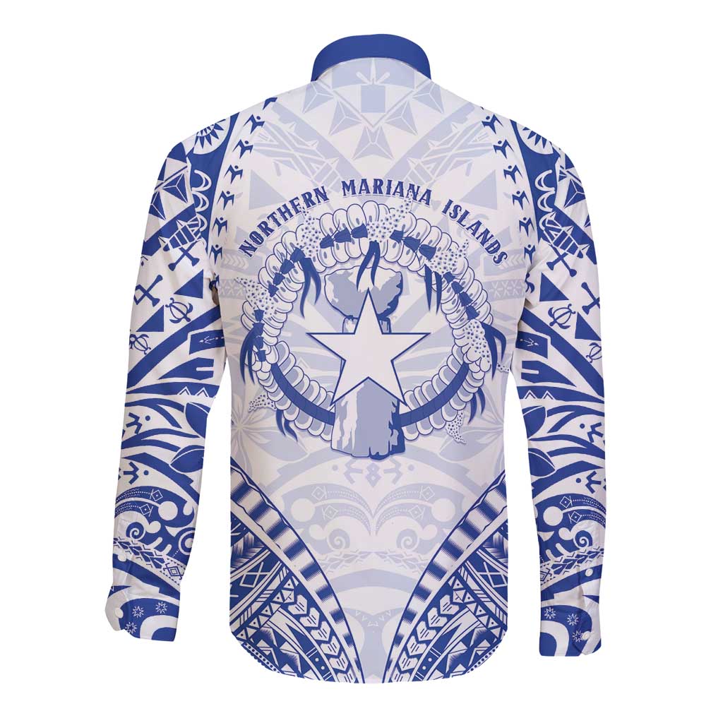 Northern Mariana Islands Liberation Day Long Sleeve Button Shirt 79th Anniversary